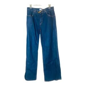 Paris Atelier and Other Stories Wide Leg Jeans Womens Size 10 Blue Denim Cotton